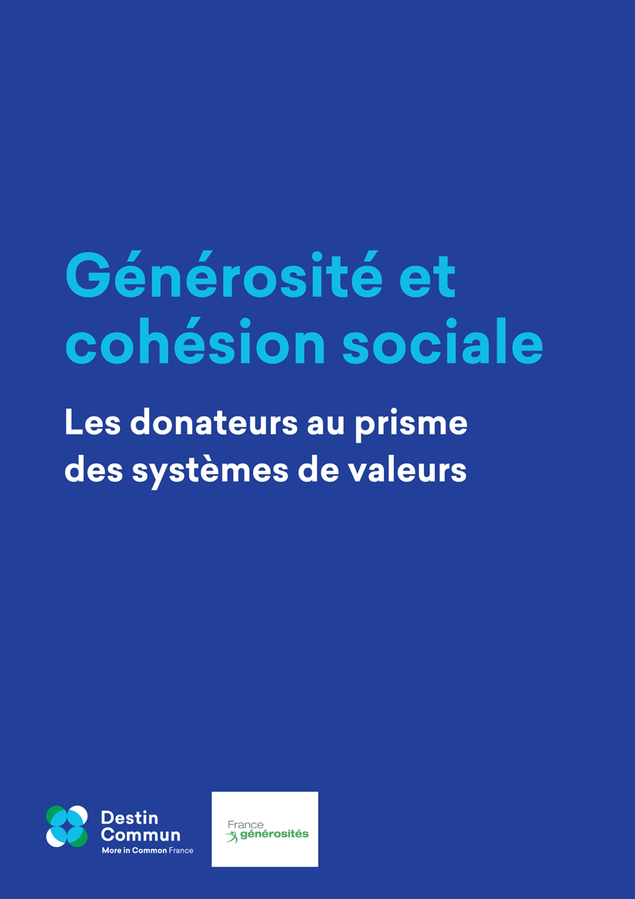 Générosité et cohésion sociale : l'analyse des donateurs par le prisme des systèmes de valeurs